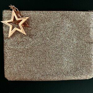 MAC gold make up bag